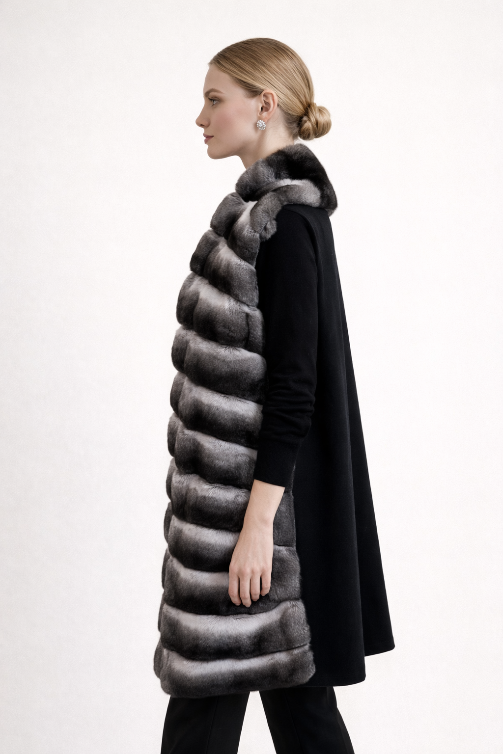 CHALECO CASHMERE/LORO PIANA CHINCHILLAS