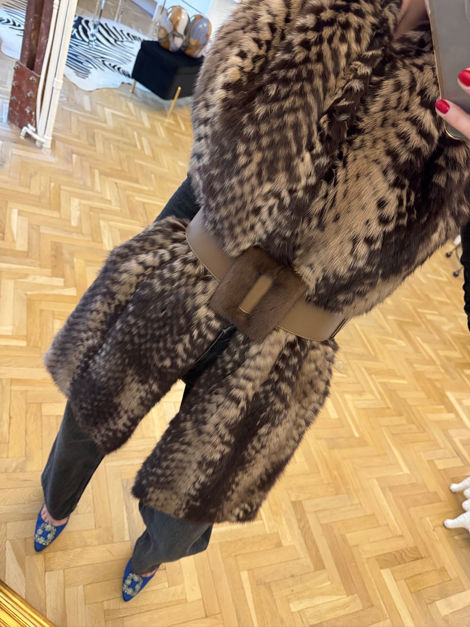 BUFANDA CHALECO MARTAS CIBELINAS