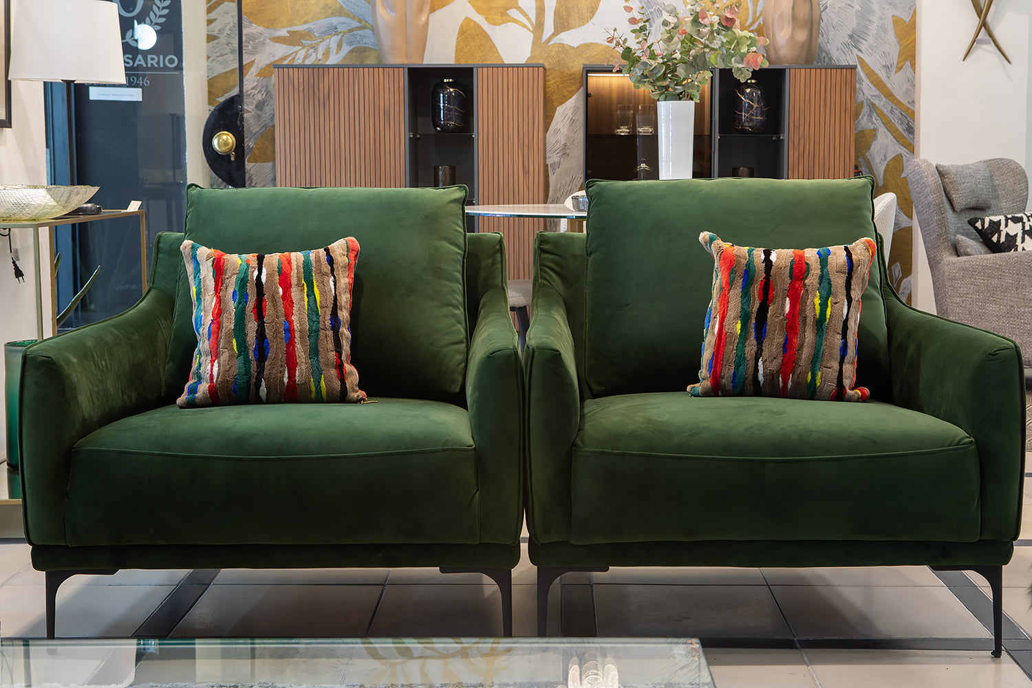 CONJUNTO COJINES VISÓN MULTICOLOR