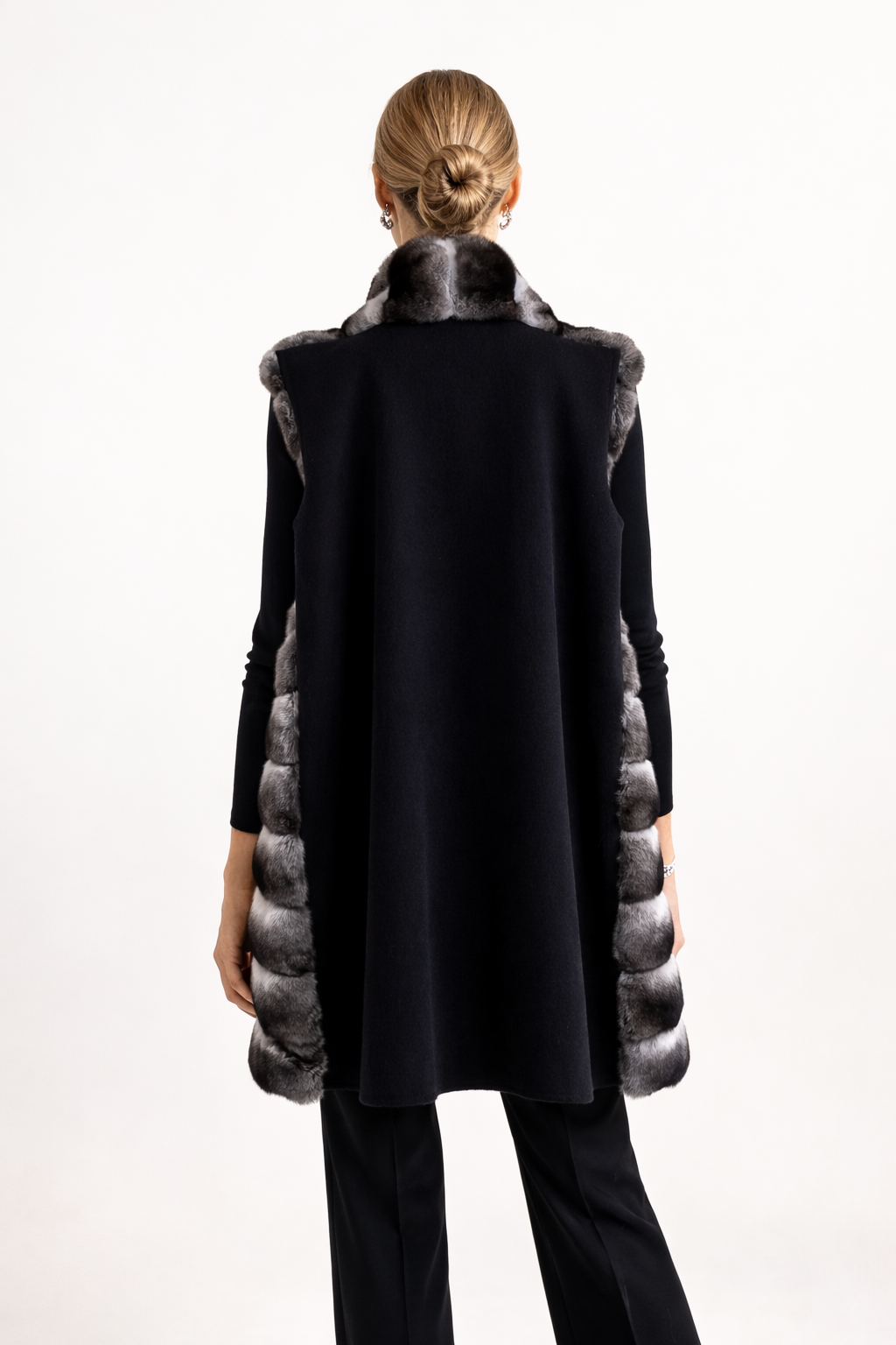 CHALECO CASHMERE/LORO PIANA CHINCHILLAS