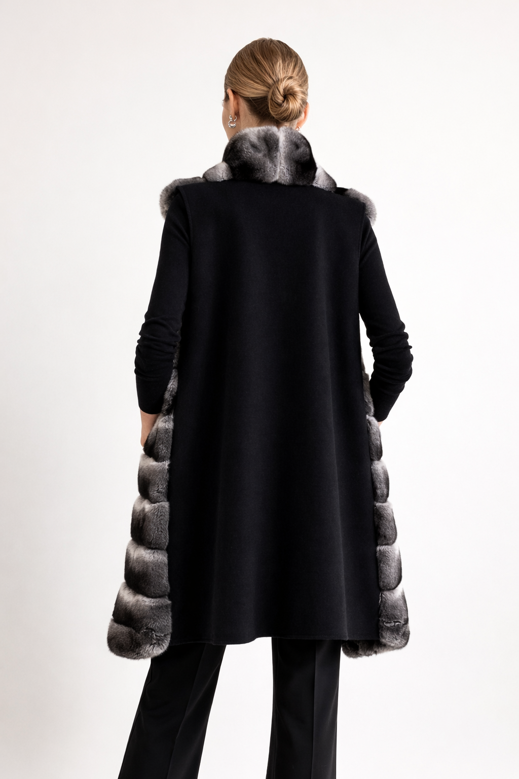 CHALECO CASHMERE/LORO PIANA CHINCHILLAS