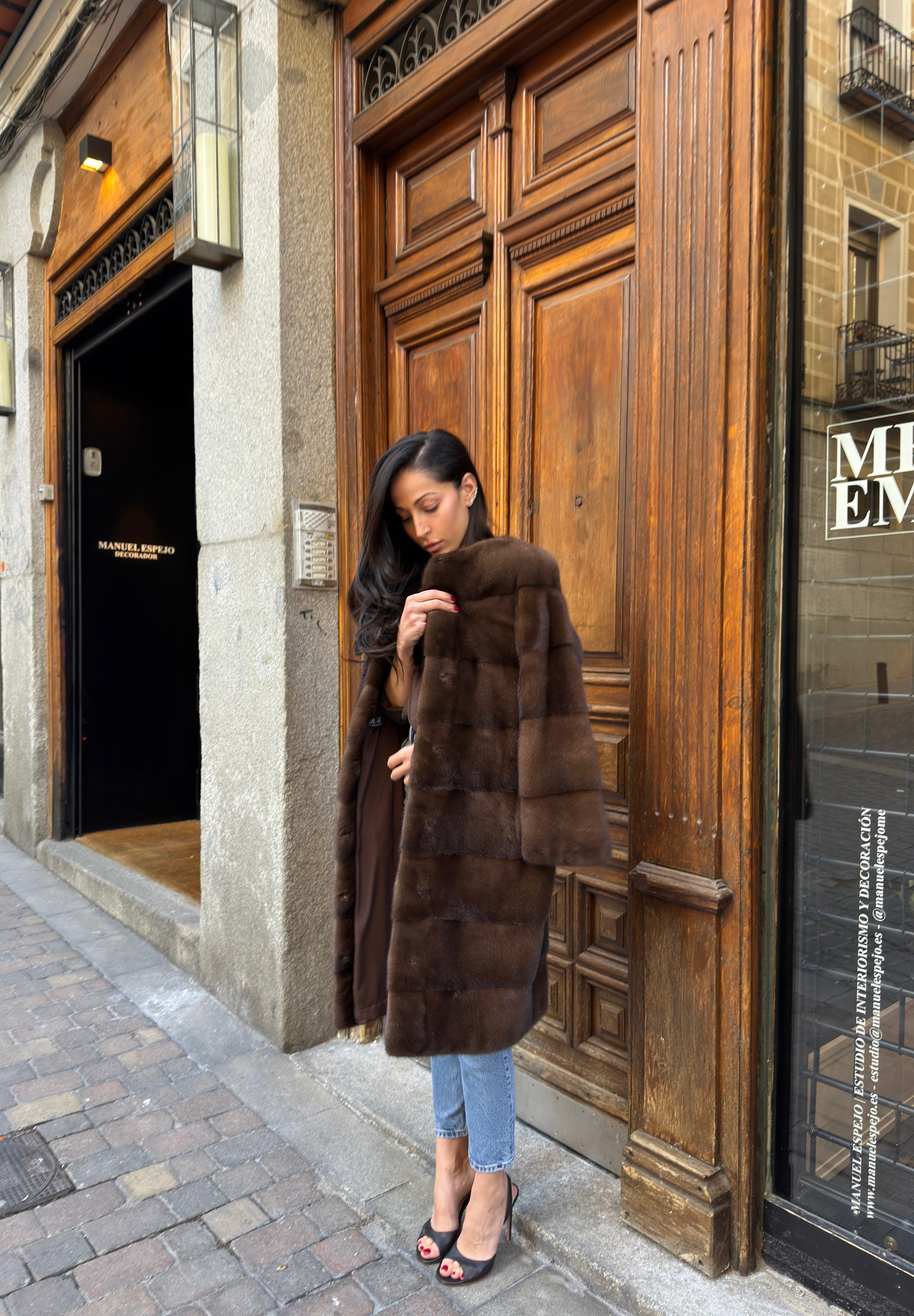 CARAMEL MINK COAT