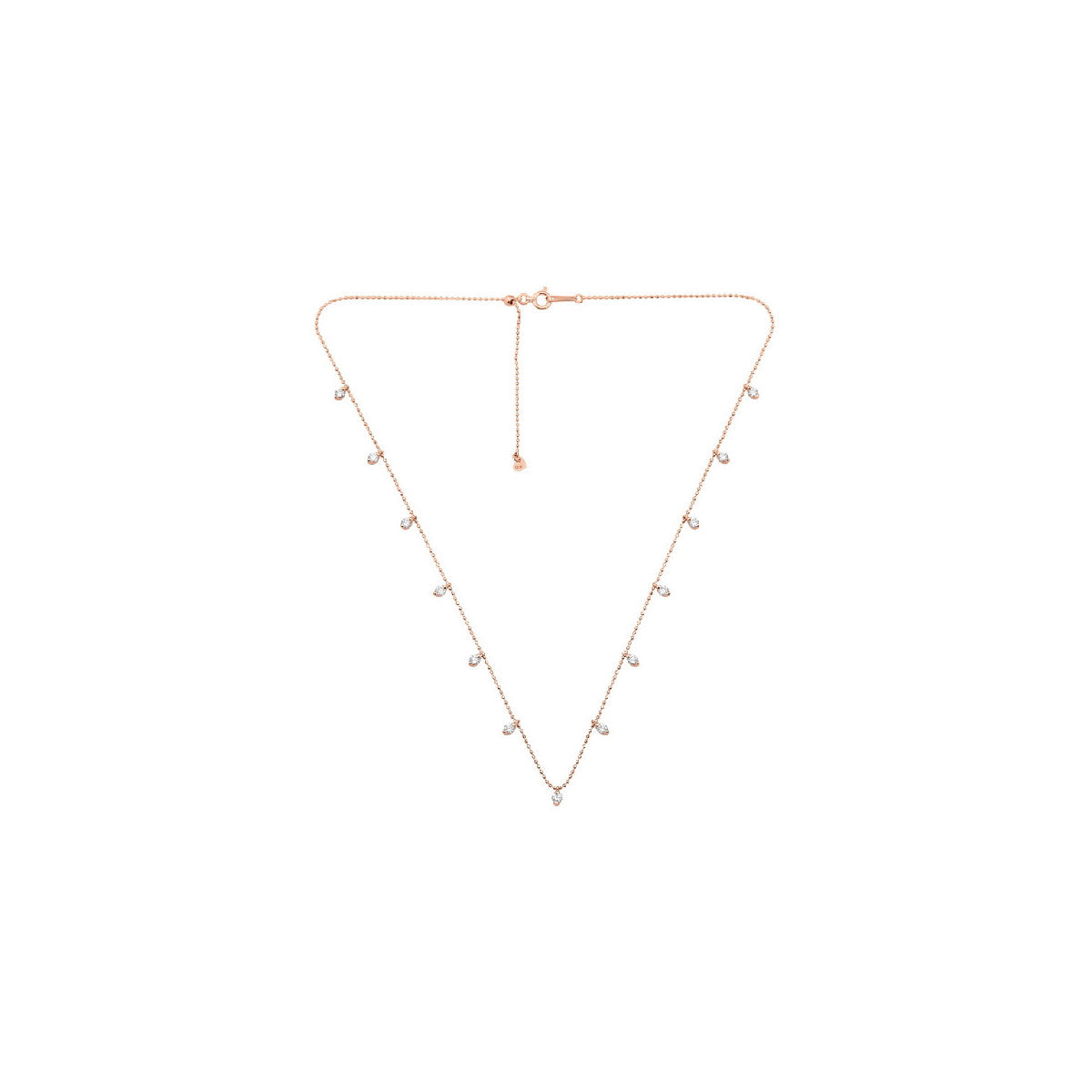 Colgante Oro Rosa y Diamantes