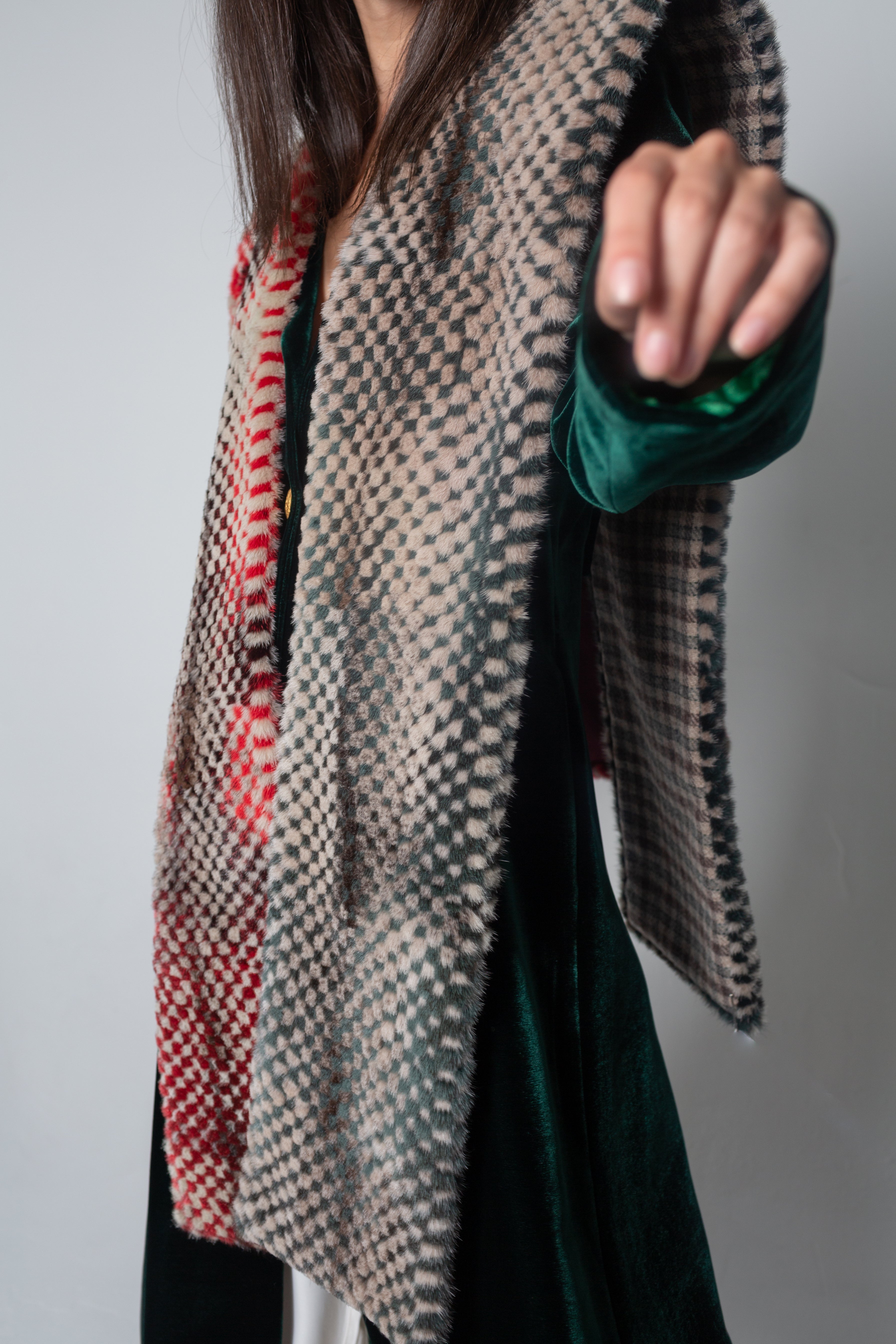 BUFANDA CUADROS VERDE - Tacchyworld