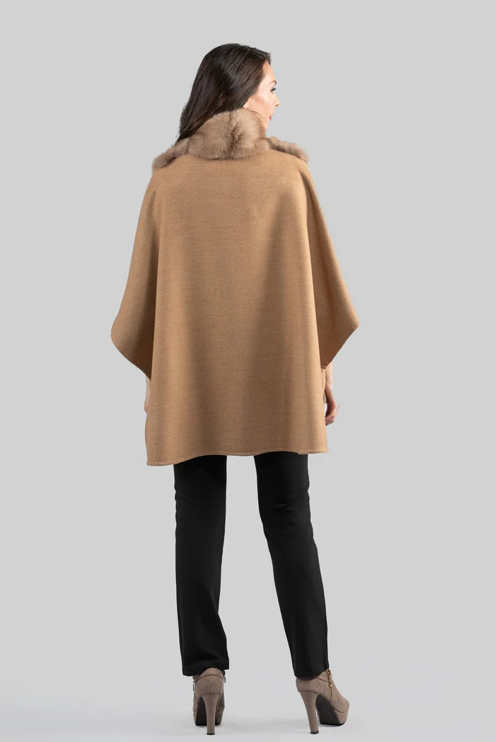 CAPA CAMEL CASHMERE LORO PIANA MARTAS CIBELINAS