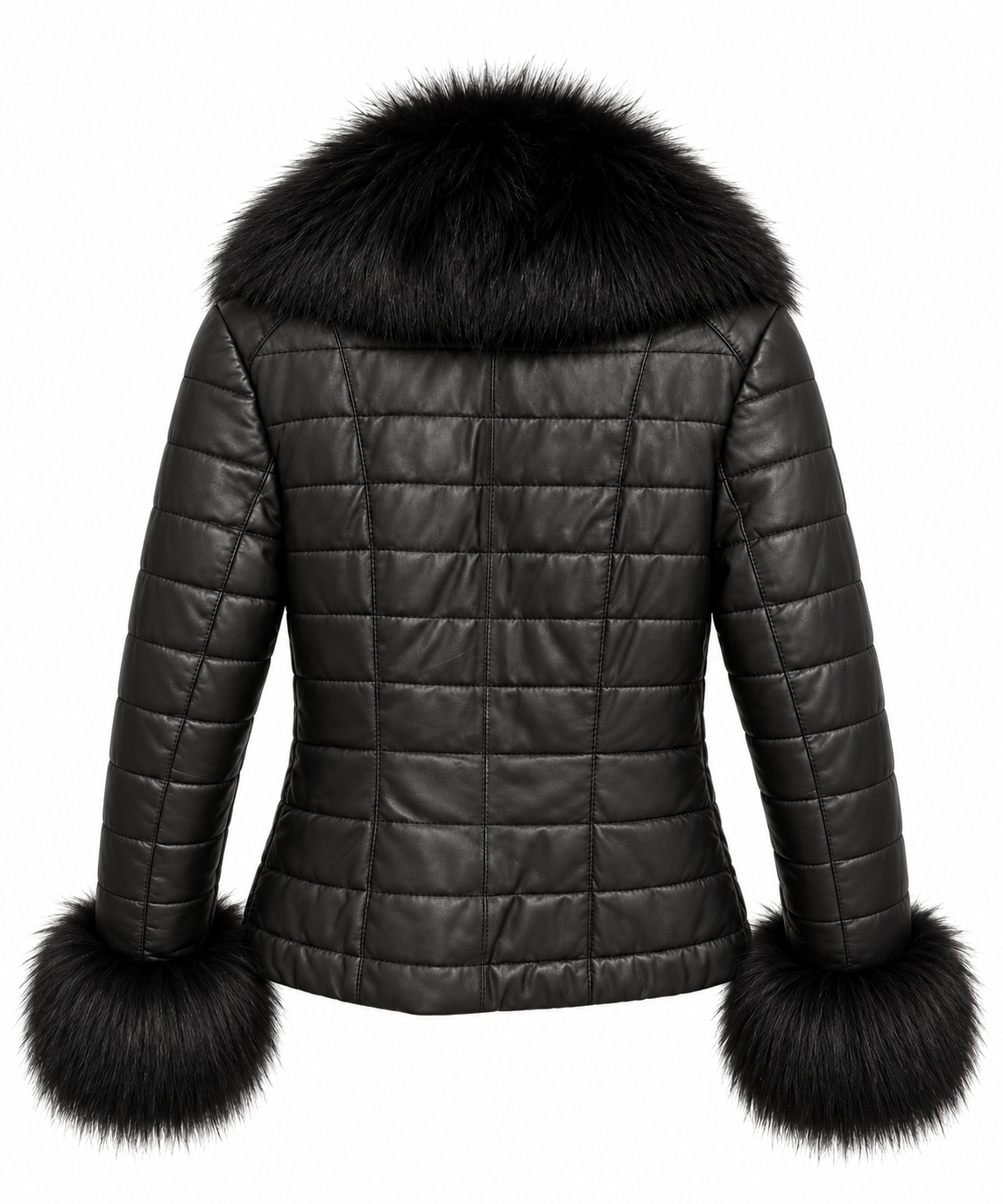 CASHMERE/PARROT PIANA BEIGE COAT WITH MINK COLLAR