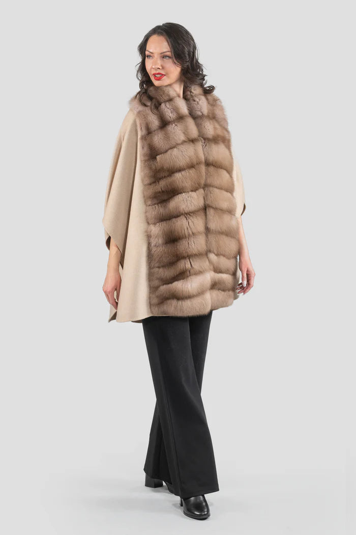 CAPA CASHMERE/LORO PIANA MARTAS CIBELINAS