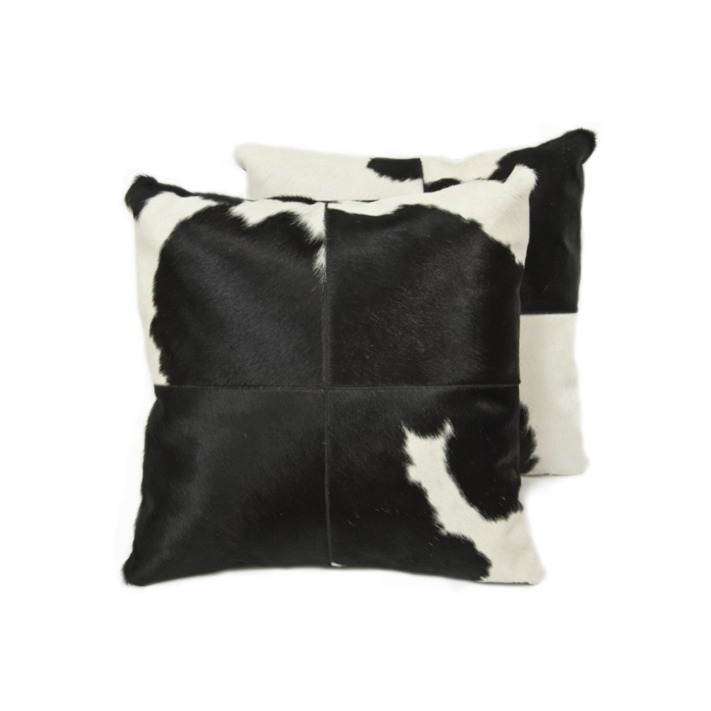 CONJUNTO COJINES BLANCO/NEGRO