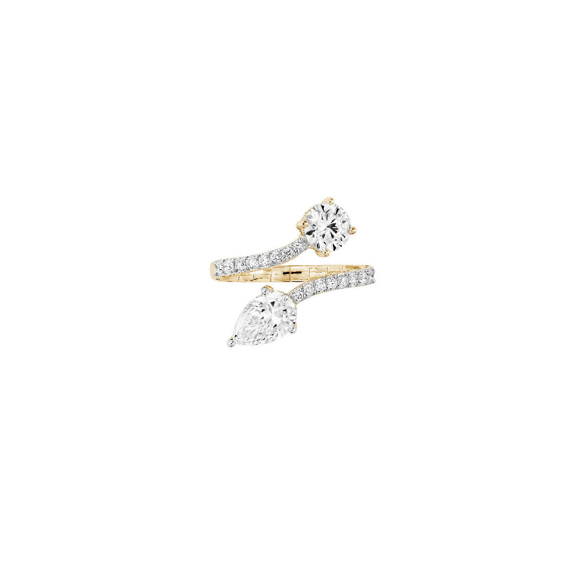 Anillo de Diamantes y Oro Amarillo