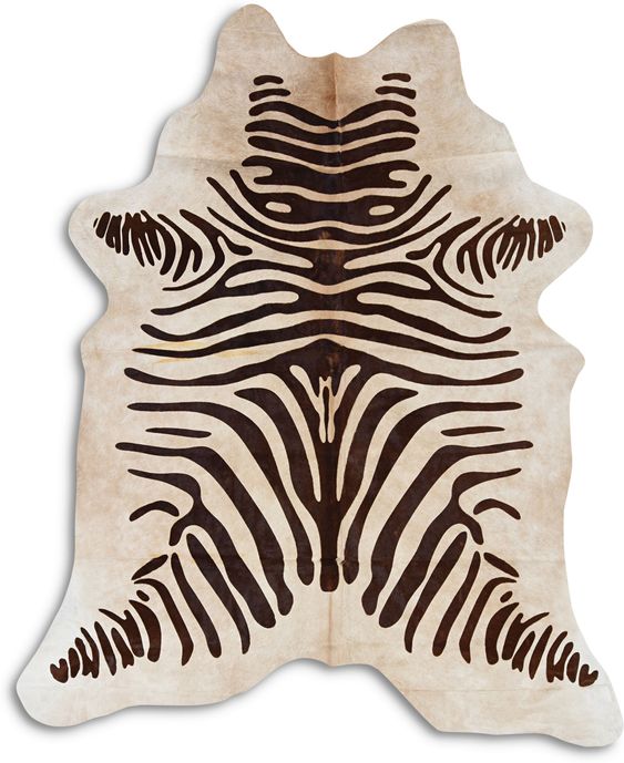Alfombra Brown White